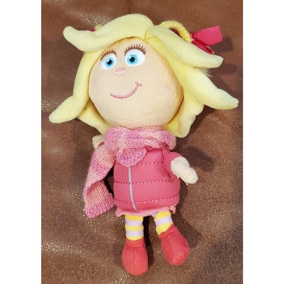 Rare HTF Dr Suess Cindy Lou Who 7" Plush Doll No Tags - Picture 2 of 8